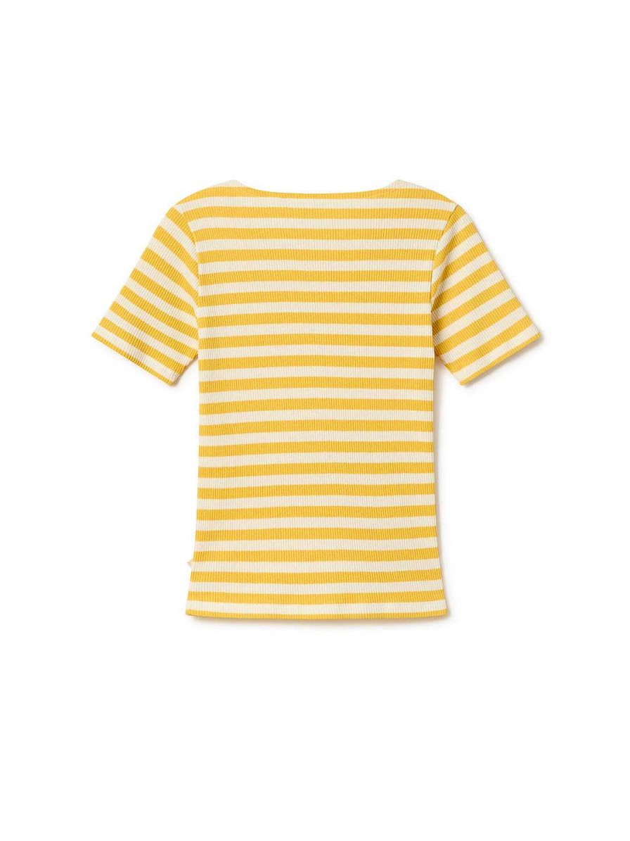 TWOTHIRDS Gorgo — Yellow Stripes | Tops