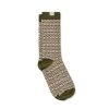 TWOTHIRDS Kikai — Green Jacquard | Socks