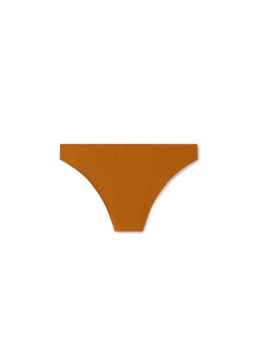 TWOTHIRDS Traiguen Bottom — Dark Mustard | Swimwear