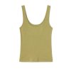 TWOTHIRDS Recycled Rib Tank — Pistachio | Tops