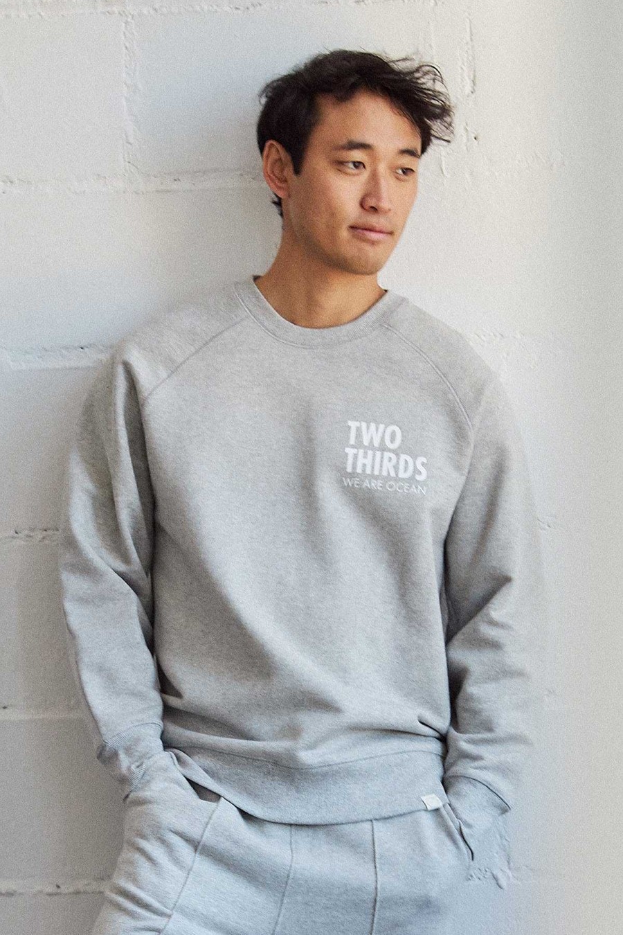 TWOTHIRDS Le Smbg01 — Grey Melange | Sweatshirts